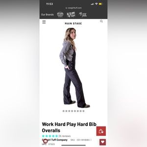 Cowgirl Tuff Winter Bibs